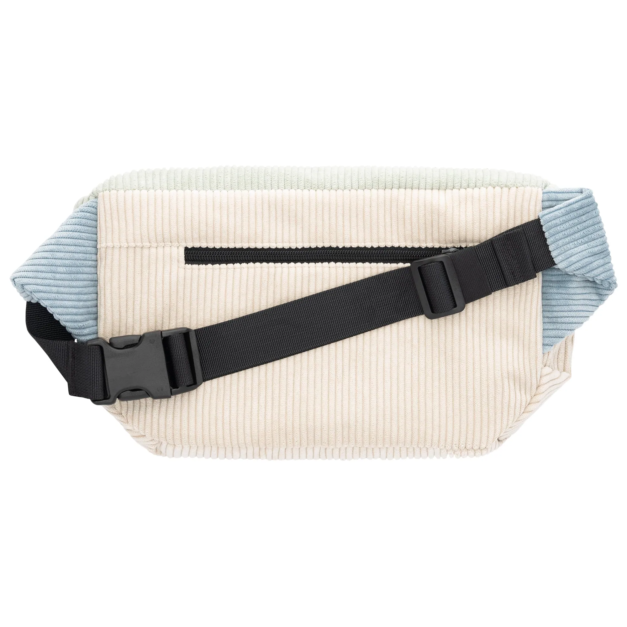 Bauchtasche Groß Eckig Cord Farbtrio - Image 4