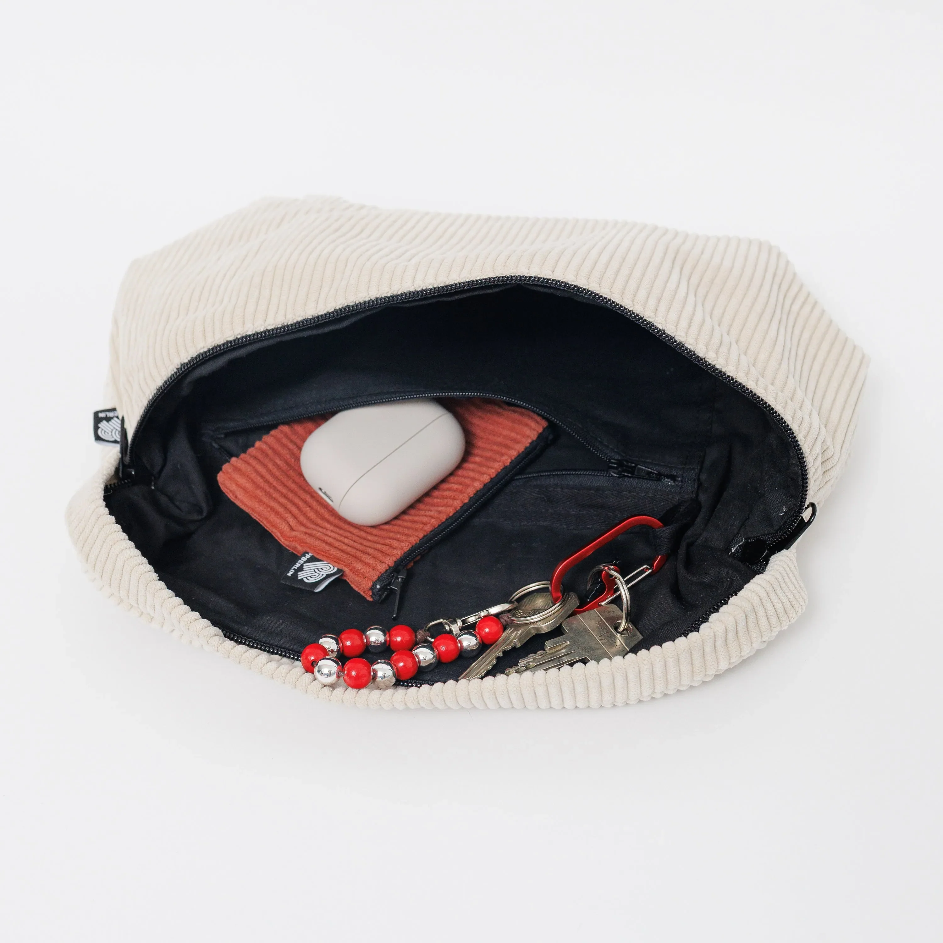 Bauchtasche Groß Eckig Cord - Image 20