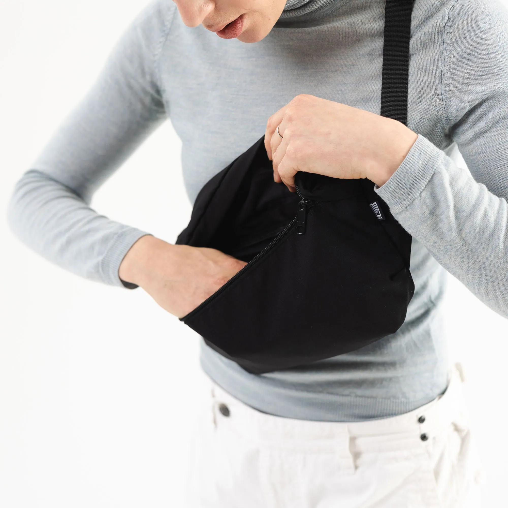 Bauchtasche Groß Eckig Ripstop - Image 4