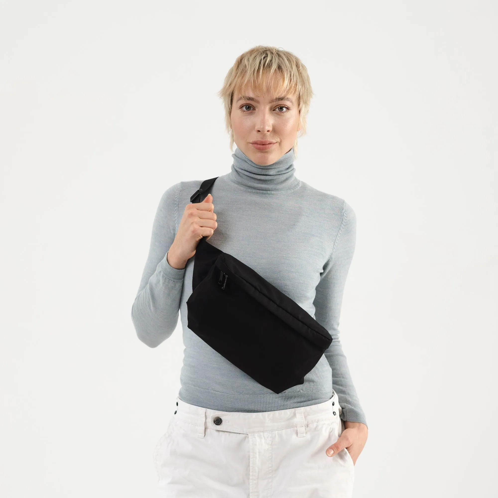 Bauchtasche Groß Eckig Ripstop - Image 5