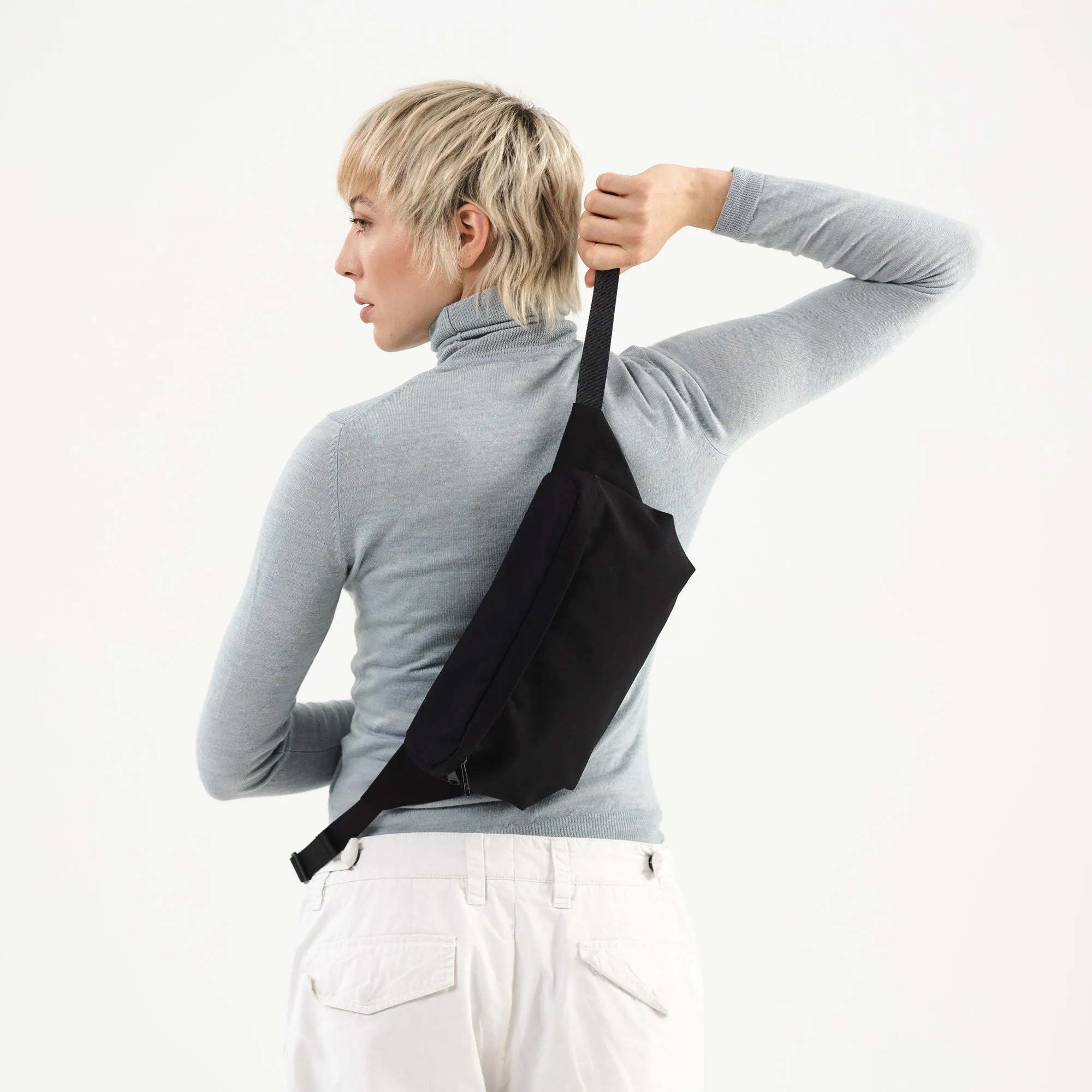 Bauchtasche Groß Eckig Ripstop - Image 6