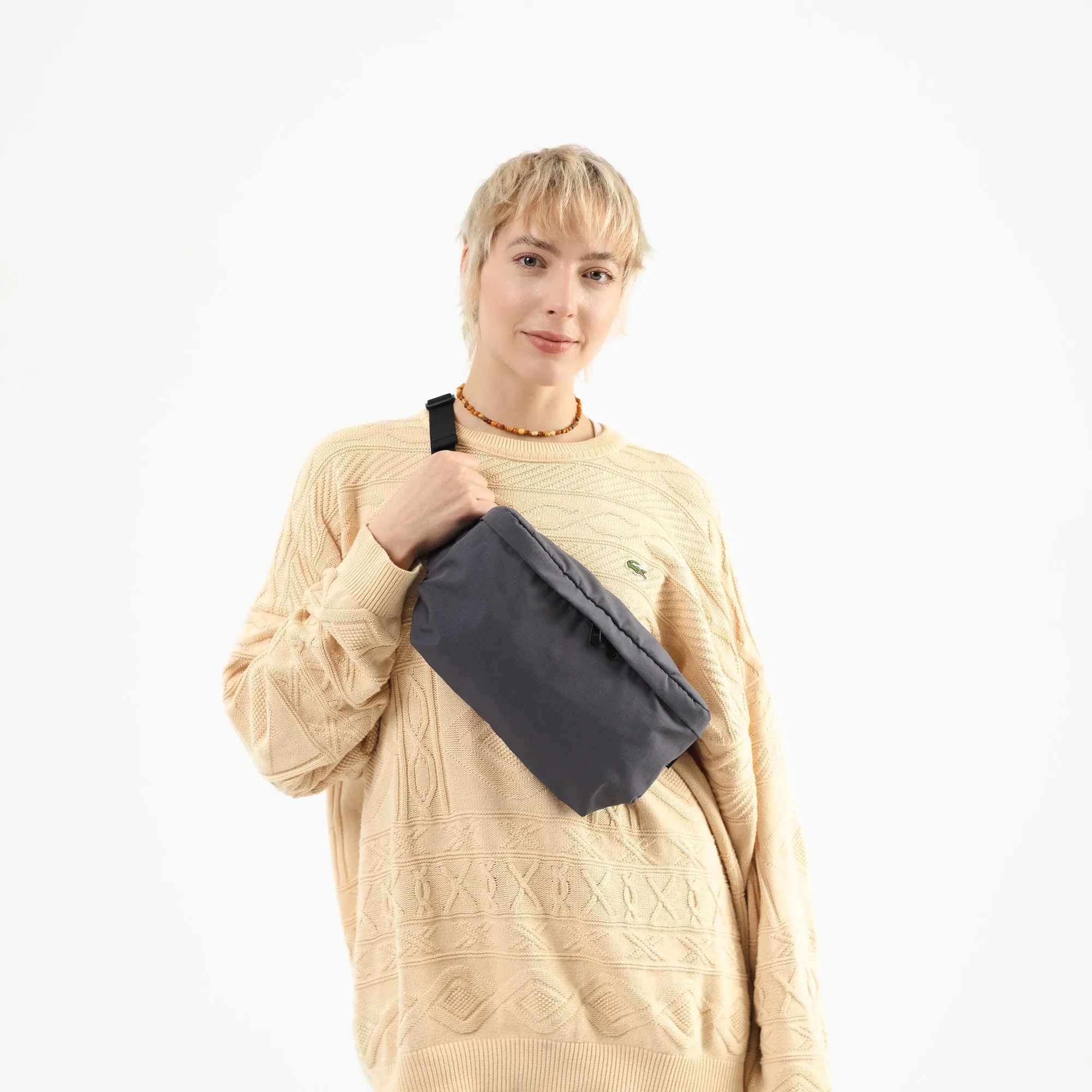 Bauchtasche Groß Eckig Ripstop - Image 9