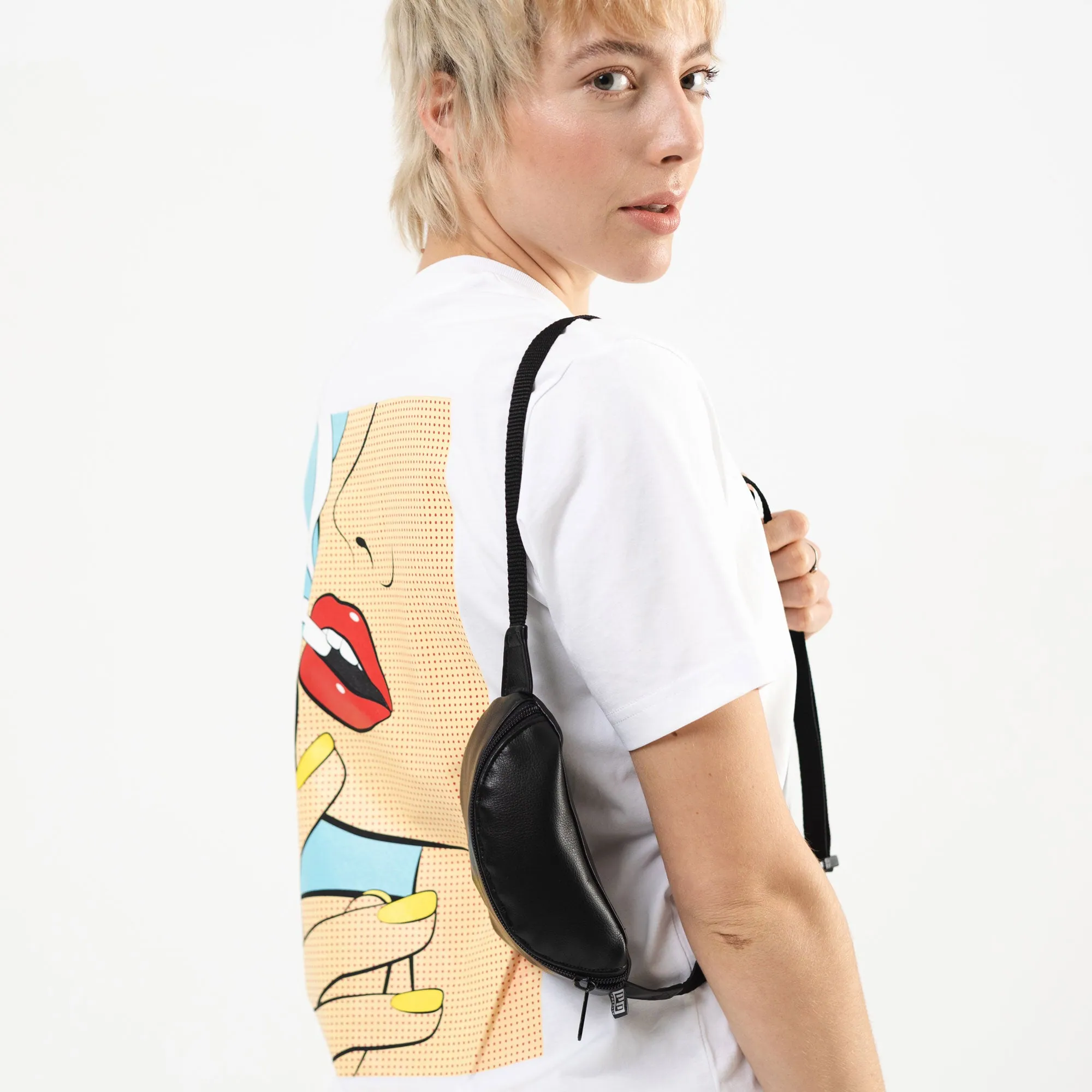 Bauchtasche Mini Kunstleder - Image 4