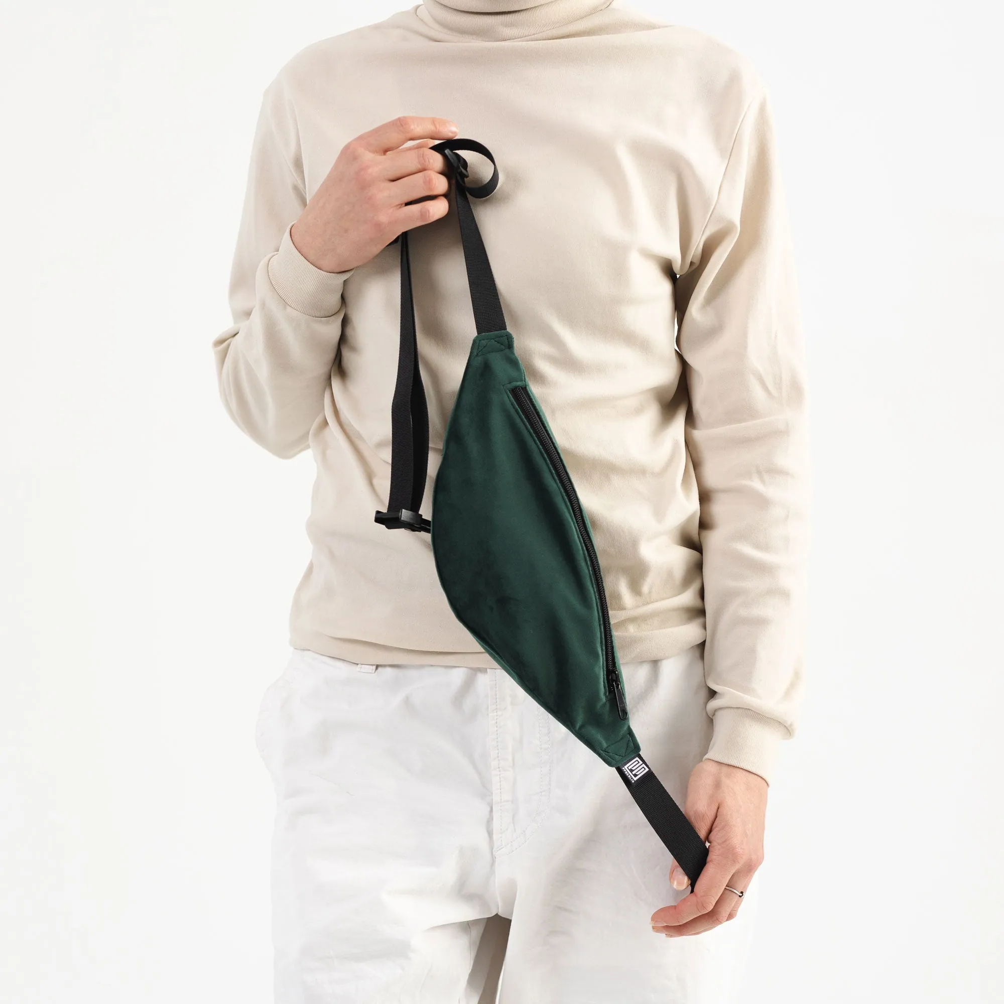 Bauchtasche Schmal Samt - Image 5